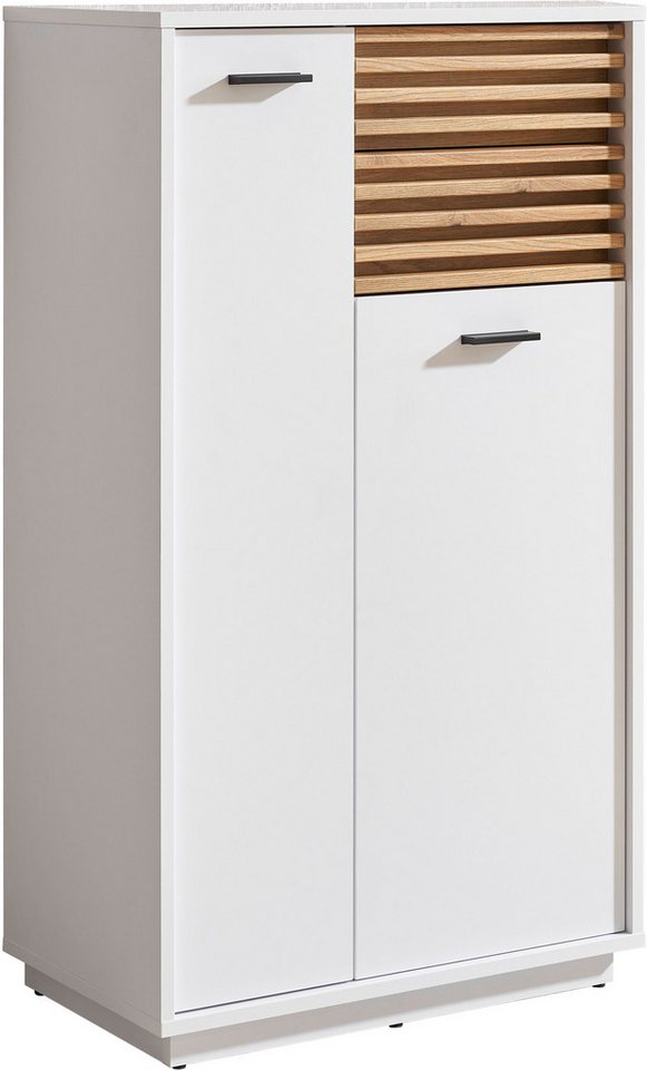 BASIC by Balculina Midischrank Liguria B/H/T 60x106x35 cm (1-St) Breite 60cm, Unterflurauszug, FSC-Mix 70% von BASIC by Balculina