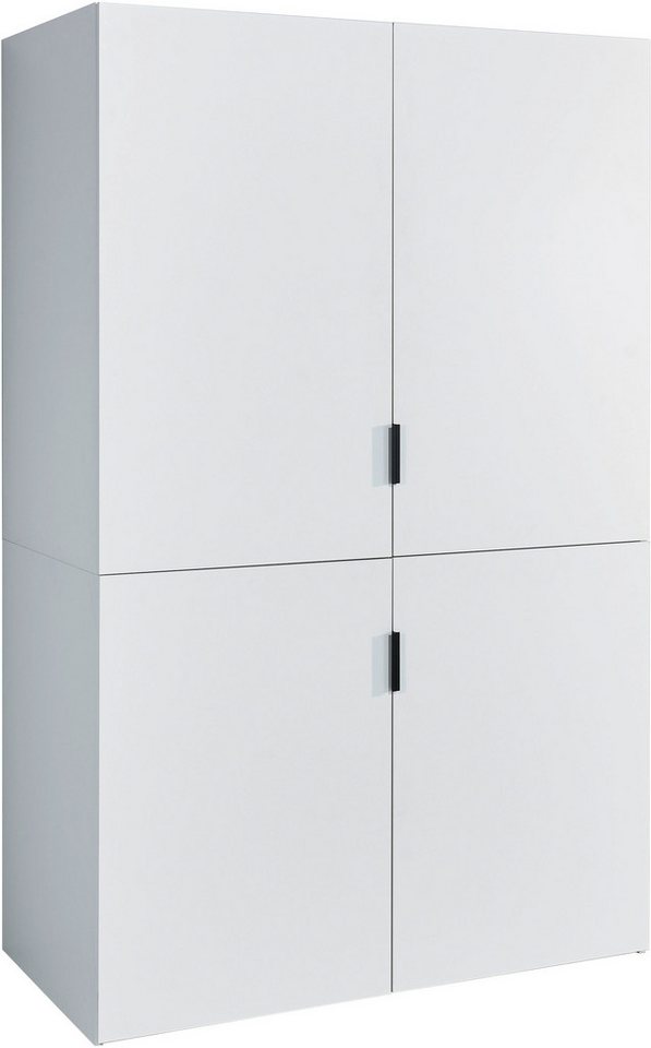 BASIC by Balculina Pantryküche Pantryküche Heidelberg BxHxT 124x200x70 cm, Breite 124cm, Metallgriffe, FSC-Mix 70% BASIC by Balculina Pantryküche Pantryküche Heidelberg BxHxT 124x200x70 cm, Breite 124cm, Metallgriffe, FSC-Mix 70% von BASIC by Balculina