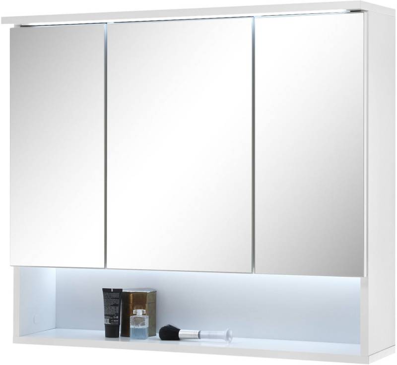 BASIC by Balculina Spiegelschrank Best80 Spiegelschrank, Badezimmerschrank BxHxT 80x70x23 cm (1-St) Breite 80 cm, LED-Beleuchtung, Softclose von BASIC by Balculina