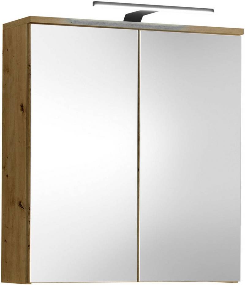 BASIC by Balculina Spiegelschrank Spice, Badezimmerschrank BxTxH 60x67x20 cm (1-St) Breite 60 cm, LED-Beleuchtung von BASIC by Balculina