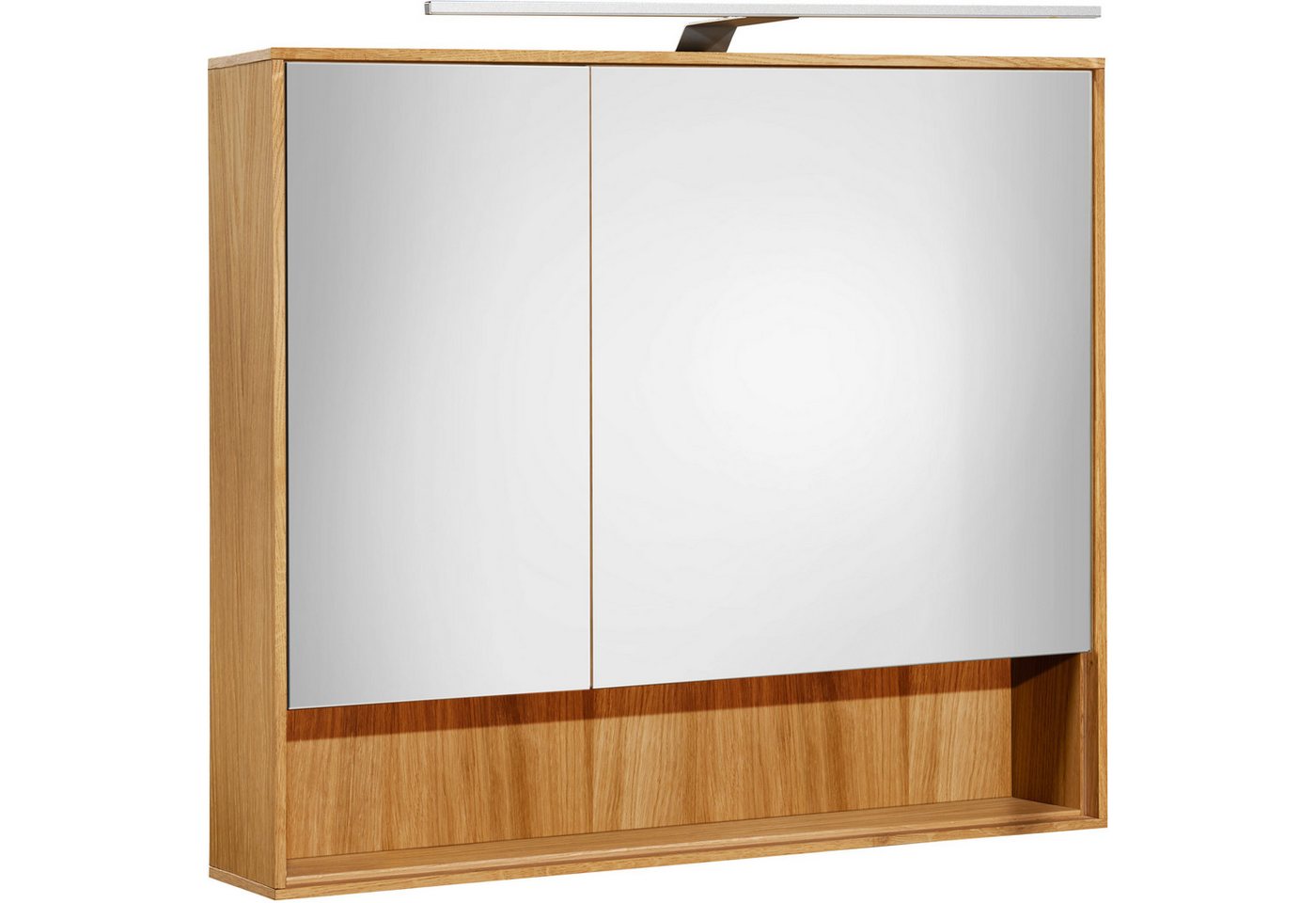 BASIC by Balculina Spiegelschrank Yukon, Badezimmerschrank BxTxH 80x70x15 (1-St) Breite 80 cm, Softlclose, Spiegeltüren von BASIC by Balculina