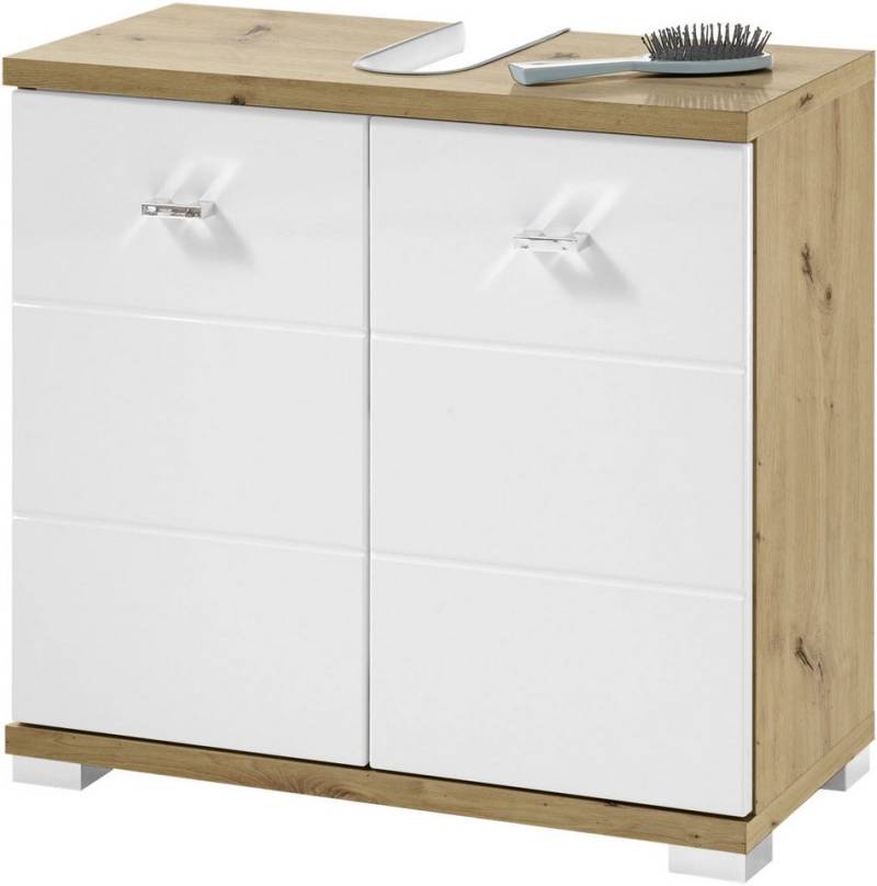 BASIC by Balculina Waschbeckenunterschrank Pool, Badezimmerschrank BxHxT 60x57x31 (1-St) Breite 60cm, Tür L/R montierbar von BASIC by Balculina