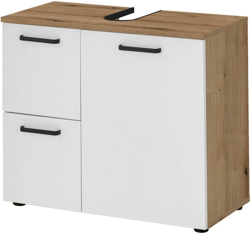 BASIC by Balculina Waschbeckenunterschrank Vanice, Badezimmerschrank B/H/T 70x60x35cm (1-St) Breite 70cm, Softclose, FSC-Mix 70%,Made in Europa von BASIC by Balculina