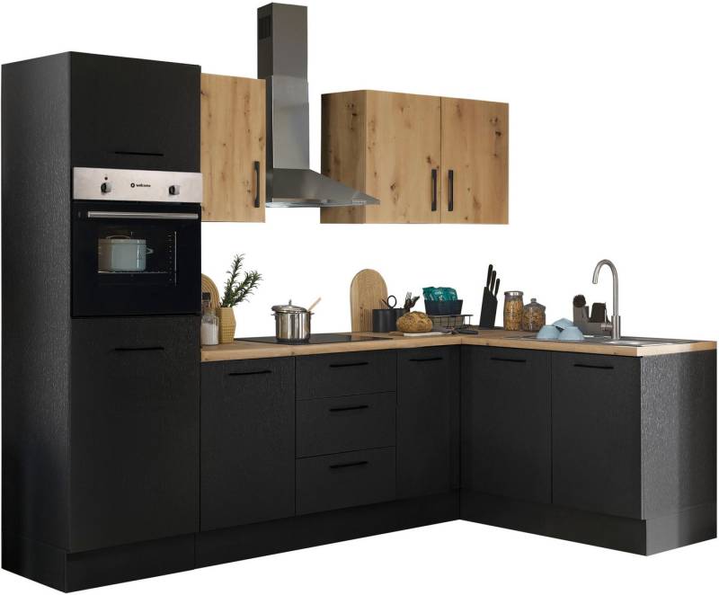 BASIC by Balculina Winkelküche Turin, Stellbreite 270x175 cm, wahlweise mit E-Geräten von BASIC by Balculina