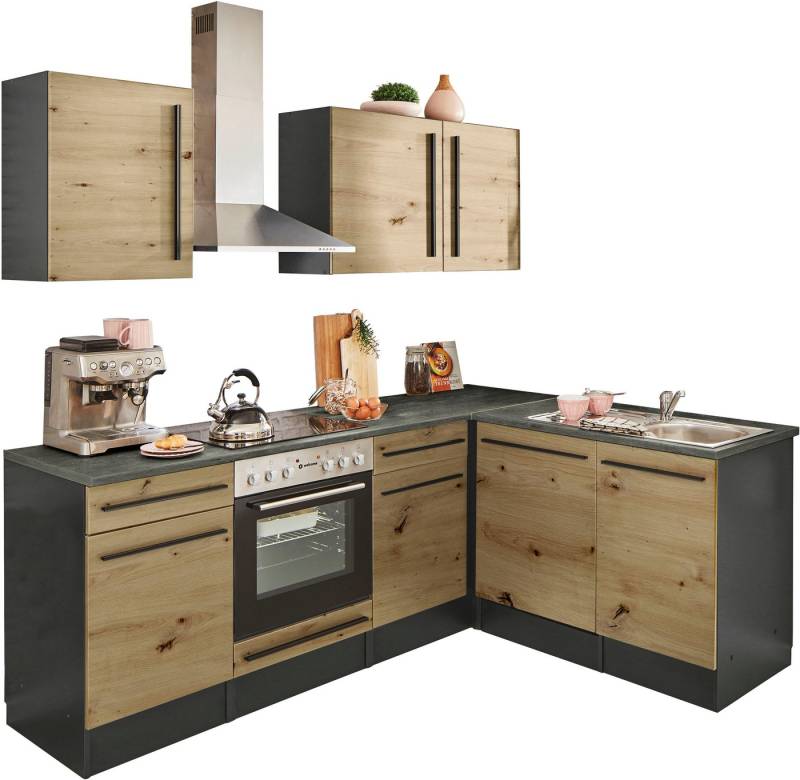 BASIC by Balculina Winkelküche Jazz, Stellbreite 220x175 cm, wahlweise mit E-Geräten von BASIC by Balculina
