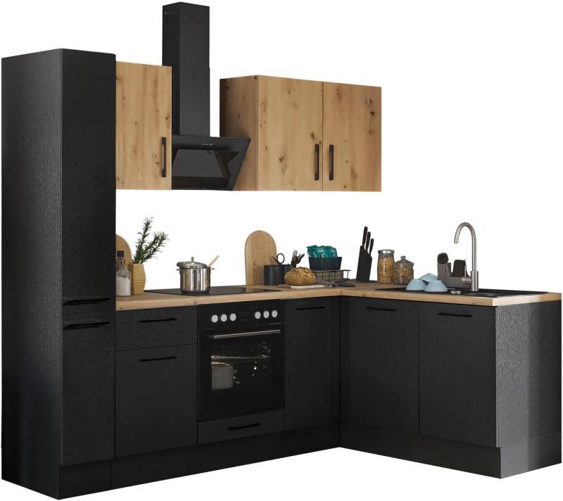 BASIC by Balculina Winkelküche Turin, Stellbreite 240x175 cm, wahlweise mit E-Geräten von BASIC by Balculina