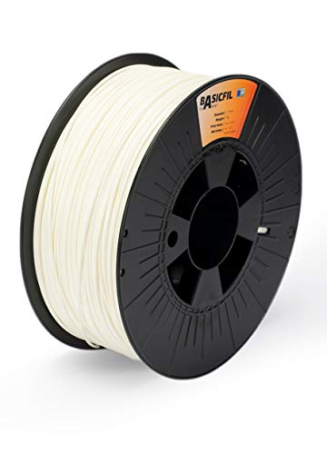 BASICFIL ABS (3D Drucker Filament), 2.85mm, 1kg, Weiß (White) von BASICFIL
