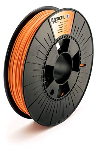 BASICFIL PLA (3D Drucker Filament), 1.75mm, 500g, Orange von BASICFIL
