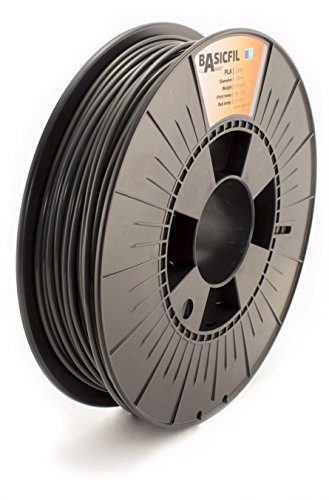 BASICFIL PLA (3D Drucker Filament), 2.85mm, 500g, Grau (Grey) von BASICFIL
