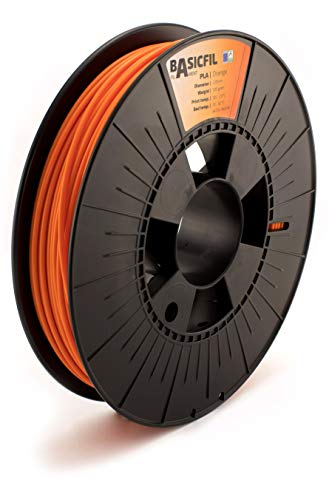 BASICFIL PLA (3D Drucker Filament), 2.85mm, 500g, Orange von BASICFIL