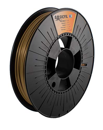 BASICFIL PLA SILK (3D Drucker Filament), 2.85mm, 500g, Gold von BASICFIL