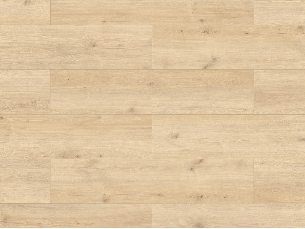 Timefloor Laminat Skyline Trend Harmony Oak light beige Landhausdiele - 8 mm stark, strukturiert, feuchtraumgeeignet, 4-seitige Fase von Timefloor