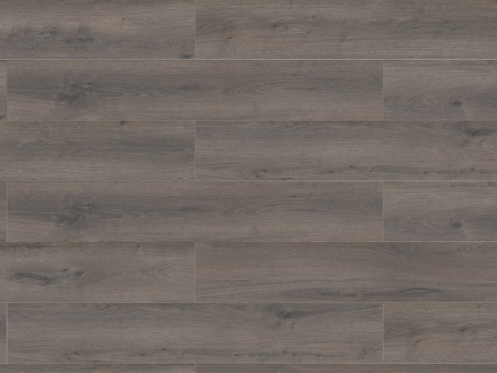 BASICfloor Laminat Trend Oak dark grey Landhausdiele - 7 mm stark, Strukturiert, 4-seitige Fase von BASICfloor