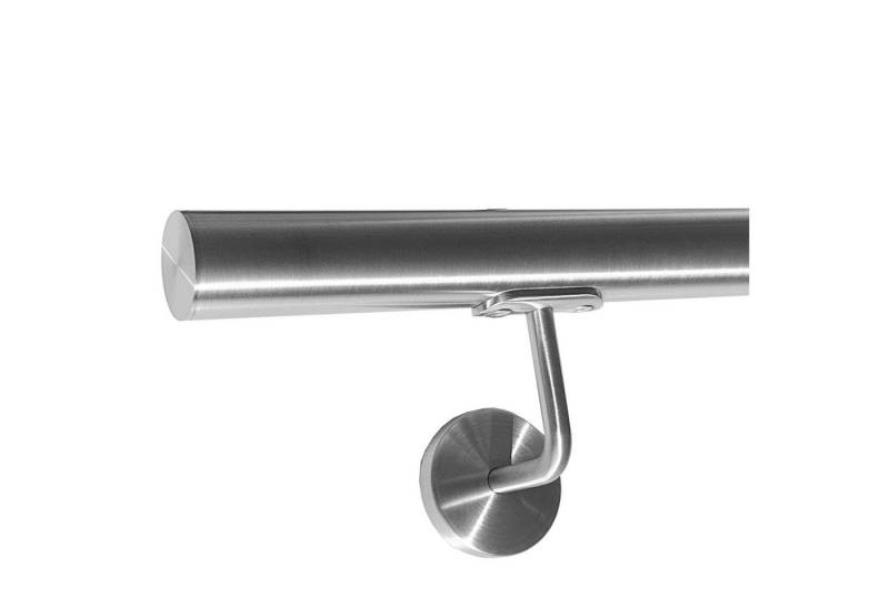 BASIT Handlauf Edelstahl Handlauf Treppengeländer, 50 cm Gesamtlänge von BASIT