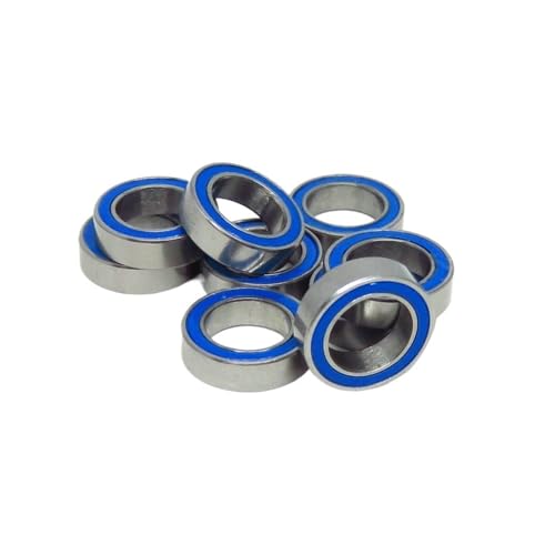 10 Stück MR106 2 6x10x3 mm Blaue Gummidichtung Miniatur 6 10 3 Rillenkugellager MR106 L1060 6 * 10 * 3 ABEC-3,Bearing(6700-2RS 10x15x4mm) von BASSFLY