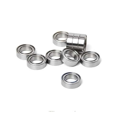 10 Stück SMR74ZZ ABEC-7 Edelstahl-Kugellager 4 x 7 x 2,5 mm Hochgeschwindigkeits-Handstücklager MR74 (Smr63zz 3 x 6 x 2,5),Bearing(Smr128 8x12x2.5) von BASSFLY
