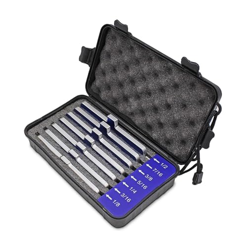 7 Stück Router-Tisch-Setup-Stab-Messlehren Block-Schritt-Handwerkzeuge measuring tools von BASSFLY