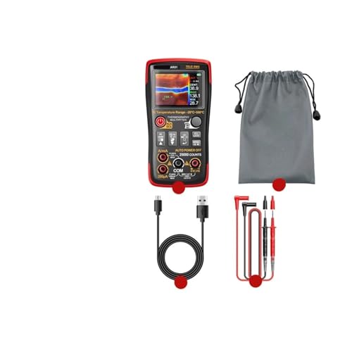 AR01 Wärmebildmultimeter - USB/Typ-C-Aufladung, 250-MΩ-Test, 25000-facher Tester mit TFT-Bildschirm von BASSFLY