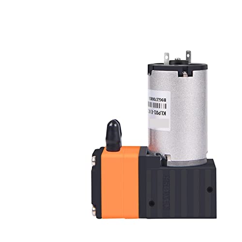 BASSFLY Mini-Bürsten-Membran-Flüssigkeitspumpe 12 V / 24 V mit Bürsten-DC-Motor, geradem Gelenk, einzelnem Kopf for Laboranalysen und Flüssigkeiten(12v) von BASSFLY