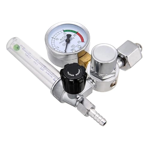 CO2 Druckminderer, 0-25 MPa Argon-Regler CO2 MIG WIG Durchflussmesser Gasregler Durchflussmesser Schweißen Schweißmessgerät Argon-Regler Druck von BASSFLY