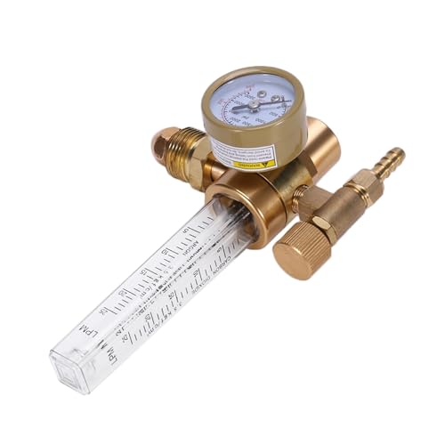 CO2 Druckminderer, Argon Meter Fall Prävention CGA580 Anschluss Gas Regler Ventil G5/8 Außengewinde Instrumente for Schweißen Gas Zylinder von BASSFLY