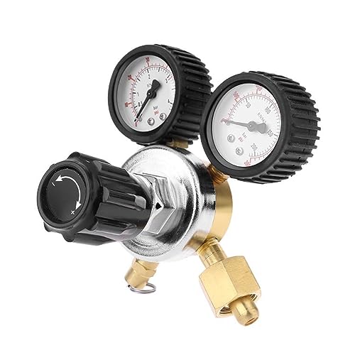 CO2 Druckminderer, CO2-Regler, Fassregler oder Gas 0–3000 PSI (Dual Gau), Kohlendioxid-Reduzierer von BASSFLY
