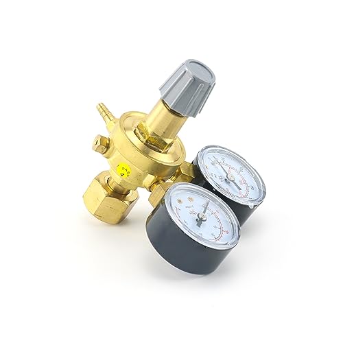 CO2 Druckminderer, W21.8 1/4 Gewinde Mini Argon Schweißen Reduzierstück 0-20 Mpa CO2 Druckregler Mig Tig Durchflussmesser Steuerventil von BASSFLY