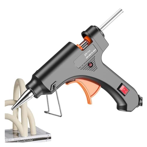 Heißklebepistole, 70W/90W/150W Hot Melt Kleber Pistolen Elektrische Wärme Temperatur Pistolen Reparatur Werkzeug Set Mit transparent Kleber Stick Power Tool Kleber Pistolen(90W) von BASSFLY