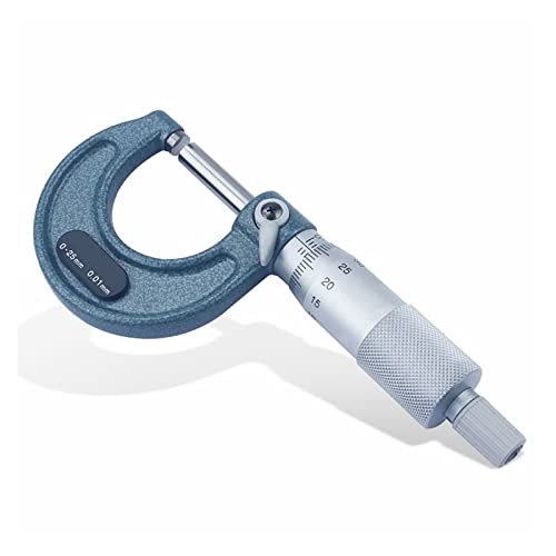 Mikrometer, Mikrometer 0,01/0,001 mm Außenmikrometermessel 103-137 129 138 Durchmesser Mikrometerschraubmessgeräte mit Messung(103-129(0-25) x0.001) von BASSFLY