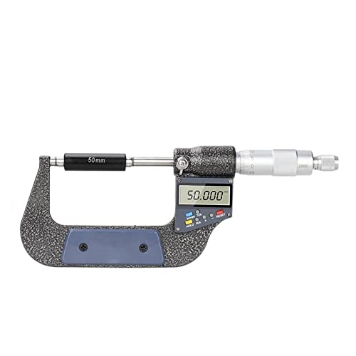 Mikrometer, Mikrometer außerhalb der Mikrometergenauigkeit 0,001 mm 0-25/50/75 / 100mm elektronischer digitales skalierer Messgerät Messgerät(50-75mm) von BASSFLY