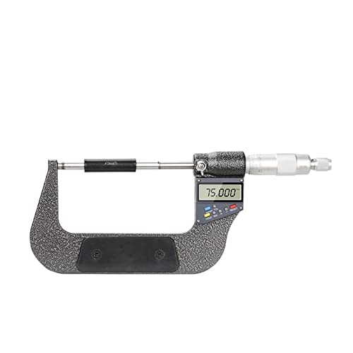 Mikrometer, Mikrometergenauigkeit 0,001 mm 0-25/50/75 / 100mm Außenmessgerät Electronic Electronic Digital-Bremssattelmessgerät Messgerät(75-100mm) von BASSFLY