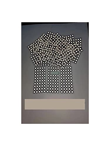 Referenzpunktmarkierungen, 1000-Punkt-3D-Scanner Photogrammetrie Hochreflektierender Markierungspunkt Markierungspunkt 3D-Scanner-Zielpunkt für kompatible 3D-Scanner(1000 point-01) von BASSFLY