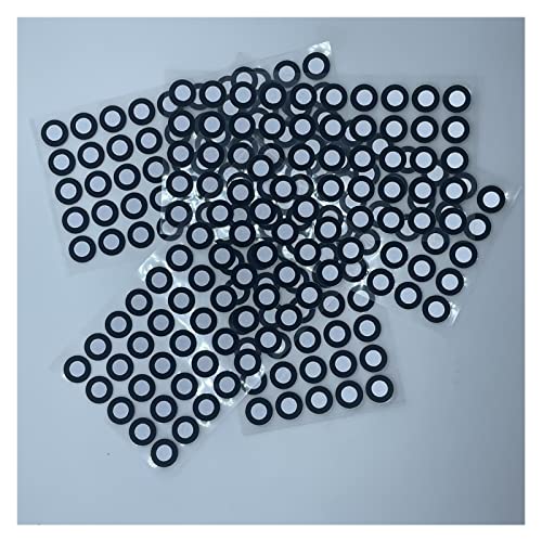 Referenzpunktmarkierungen, 1000 Punkte Handgehaltener 3D-Scanner Hochreflektierender Markierungspunkt Identifikationspunkt Zielpunkt Innen 6 mm Außen 10 mm für kompatible 3D-Scanner(1000 Points) von BASSFLY