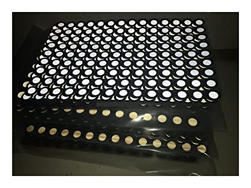 Referenzpunktmarkierungen, 6-mm-Positionierungsziele mit schwarzer Kontur for 3D-Scanner, 3D-Scanmarkierungen/Punkte/Aufkleber, Referenzpunktmarkierungen/Reflexionsmarkierungen/für 3D-Scannen und opti von BASSFLY