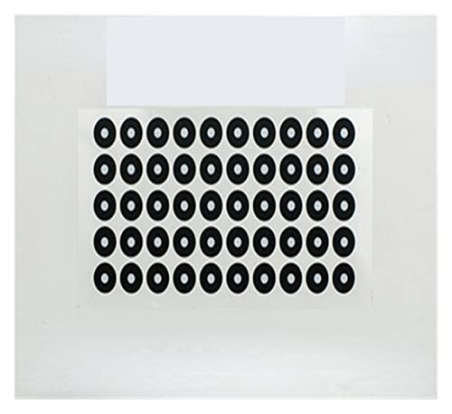 Referenzpunktmarkierungen, Handgehaltener 3D-Scanner Magnetischer 3D-Markierungspunkt Klebepunkt-Reflektor-Markierungspunkt für kompatible 3D-Scanner(3mm x 10mm Viscosity) von BASSFLY