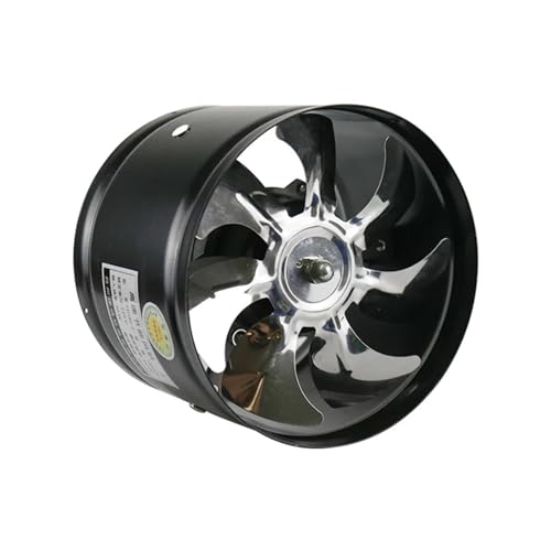 Rohrventilator, 4/6/7/8 Zoll Elektrische Kanal Rohr Fan Luft Ventilator Metall Belüftung Abluft Fan Mini Extractor Küche Wand Decke Dachboden Fan(6inch) von BASSFLY
