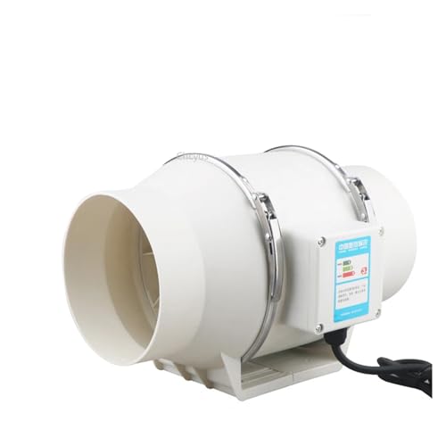 Rohrventilator, 4-Zoll-geräuscharmer Inline-Kanal-Hydrokultur-Luftgebläse-Ventilator-Abluftventilator for Die Belüftung des Wachstumsraums Im Badezimmer Zu Hause von BASSFLY