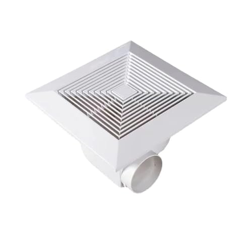 Rohrventilator, 6/8/10 Zoll Badezimmer Abluftventilator Decke Ventilator Fenster Wand Montiert Ersatz Luftstrom Extractor Haushalt Rohr Kanal Fans(6inch) von BASSFLY
