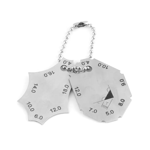 Schweißlehre, Kehlnaht, T-Verbindung, Schweißnaht, Tiefe, Länge, Messgerät, Lineal, Schweißer-Inspektionswerkzeug measuring tools(Style A 3pcs) von BASSFLY