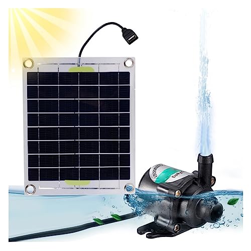 Solar springbrunnen für außen 10 W Solar Wasserpumpe Set 12 V Hydrokultur Filter Belüftung Aquarium Steingarten Wasser Pumpen Tauchpumpe Teich Brunnen von BASSFLY