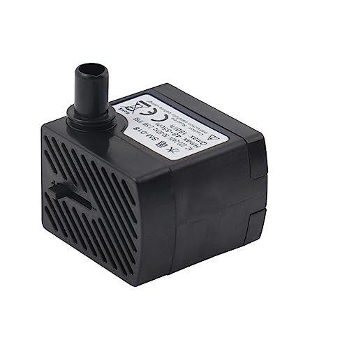 Solar springbrunnen für außen 3/5 W Solar Wasserpumpe Mit 6 Düsen Brunnen Pumpe Hydrokultur Tauch Pumpe Dekorative Requisiten for Vogel Bad teich Garten Dekor(Plug 2.5W) von BASSFLY