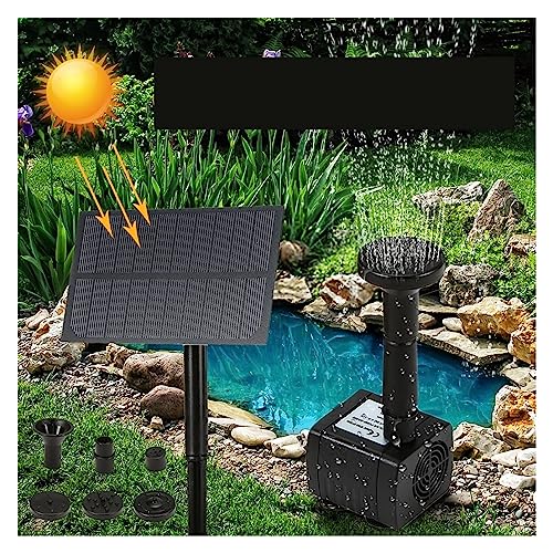 Solar springbrunnen für außen Solar Brunnen Pumpe Vogel Solar Bad Brunnen Mit Panel DIY Vogelbad Garten Dekoration Wand-montiert Plug-in Ountain Pumpe von BASSFLY