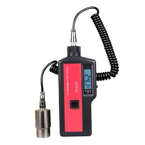 vibrationsmessgerät UT312 Tragbares Vibrationsmessgerät Hochempfindliche Sonde Vibrationsverschiebung Geschwindigkeitsbeschleunigungsmessung von BASSFLY