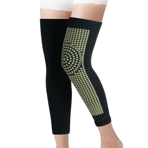 BASTOUR Knieheizkissen, Wärme Knieschoner, Selbstheizende Kniebandage, Wärmetherapie Kniebandage, Magnettherapie-Heizknie, Gelenkschmerzlinderung, Winter, Laufen, Fitnessstudio, Sport, Lange, schwarz von BASTOUR