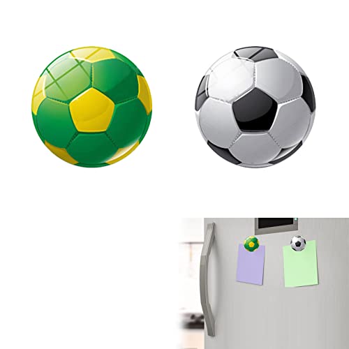 Kühlschrankmagnete Fußball, Magnete Kühlschrank, Runde Kühlschrankmagnete, Sphäre Whiteboard Magnete, Fußball Fan Magnet, Perfekt für WM, Fußball Taktikboards, Büro, Kühlschränke, Karten, 2 Stück von BASTOUR