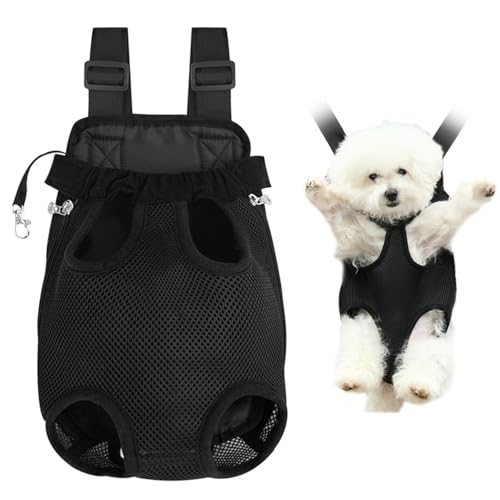 Reise-Haustiertransporter, Haustier-Vorder- und Rückentrage, Leicht Hundetragerucksack für Hunde, Katzentragerucksack, Haustier Tragbar Reisetasche, Legs Out Katzen-Tragetasche, Hunderucksack Katzenru von BASTOUR