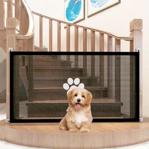 Treppenschutzgitter Türschutzgitter Hund, Baby Absperrgitter Schutzgitter Treppe, Kinderschutzgitter, Türschutzgitter Ohne Bohren, Tragbare Absperrgitter für Baby und Hunde, 180 * 78CM Treppenschutzgitter Türschutzgitter Hund, Baby Absperrgitter Schutzgitter Treppe, Kinderschutzgitter, Türschutzgitter Ohne Bohren, Tragbare Absperrgitter für Baby und Hunde, 180 * 78CM von BASTOUR