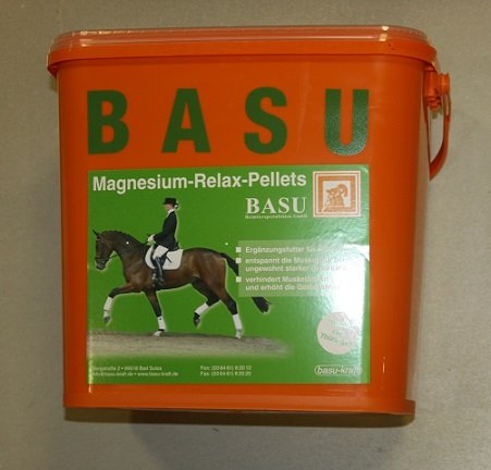 BASU Magnesium Relax Pellets 8 kg - Spezialfutter für Hochleistungspferde und arbeitende Pferde von Vanstart
