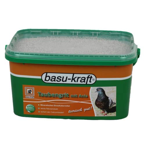 BASU Taubengrit mit Anis 15 kg - Ergänzungsfutter zur Absicherung des Calciumbedarfs mit Anis und Fenchel BASU Taubengrit mit Anis 15 kg - Ergänzungsfutter zur Absicherung des Calciumbedarfs mit Anis und Fenchel von BASU