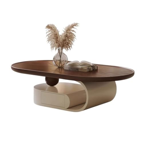 BASXDRFXZ Beistelltische Wohnzimmer Home Moderner Teetisch Ovale Dekoration Einfacher(130cm) von BASXDRFXZ